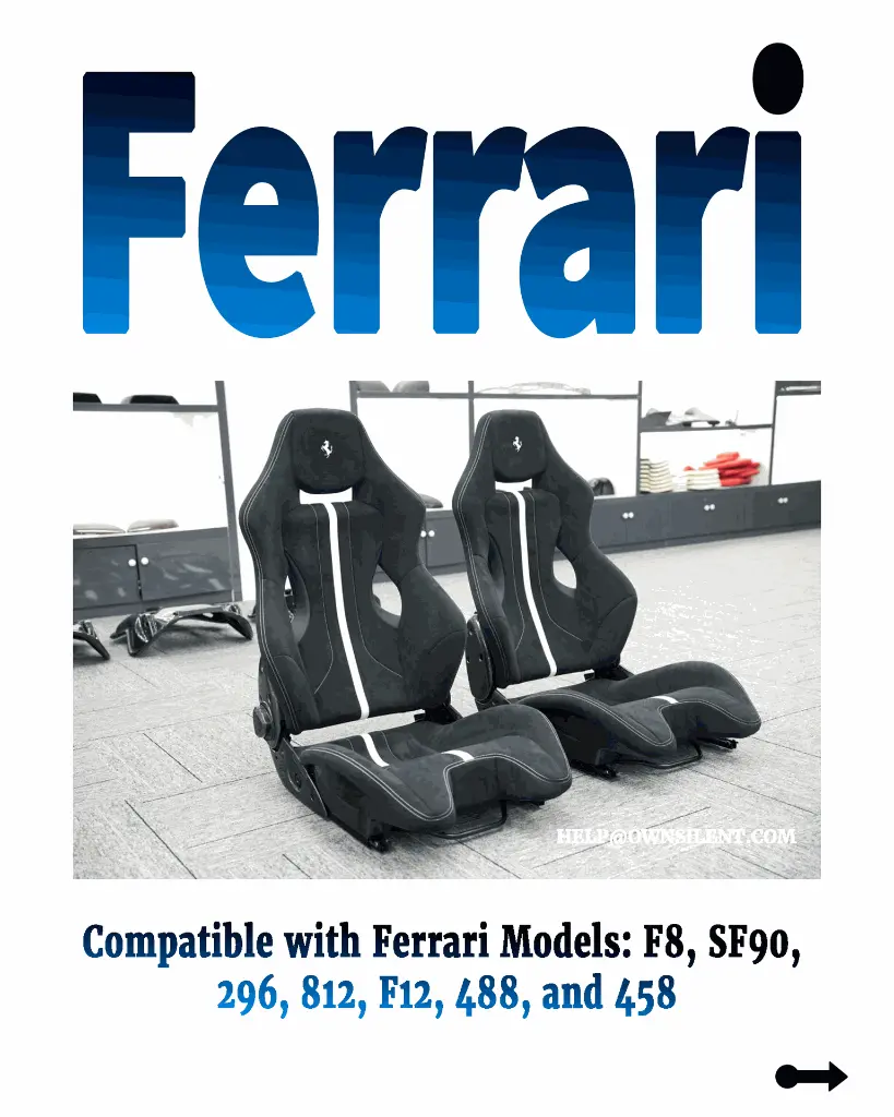 Compatible with Ferrari ModelsF8, SF90, 296, 812, F12, 488, and 458.webp