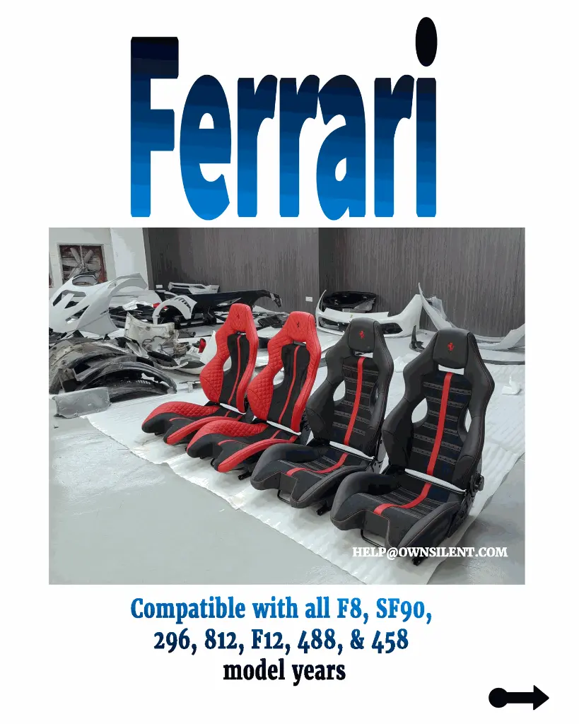 Compatible with all F8, SF90, 296, 812, F12, 488, & 458 model years.webp