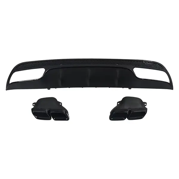 mercedes-benz-c-class-c43-w205-s205-c63-style-black-rear-diffuser-and-exhaust-tips-XXIITUNING.webp