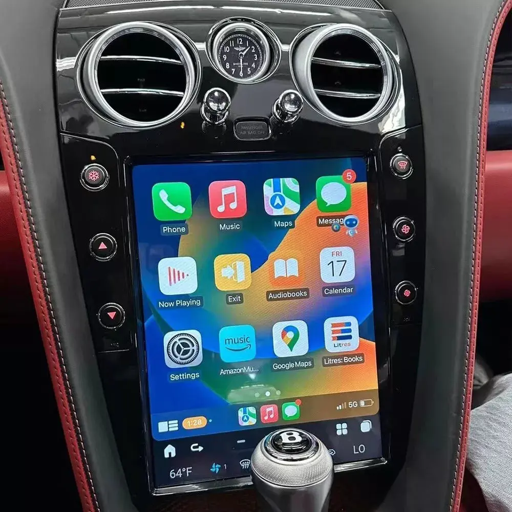 Bentley Continental GT, Speed, Supersport, 2003-2019 Android 11 Tesla Style Screen 12.1 Inch GEN2
