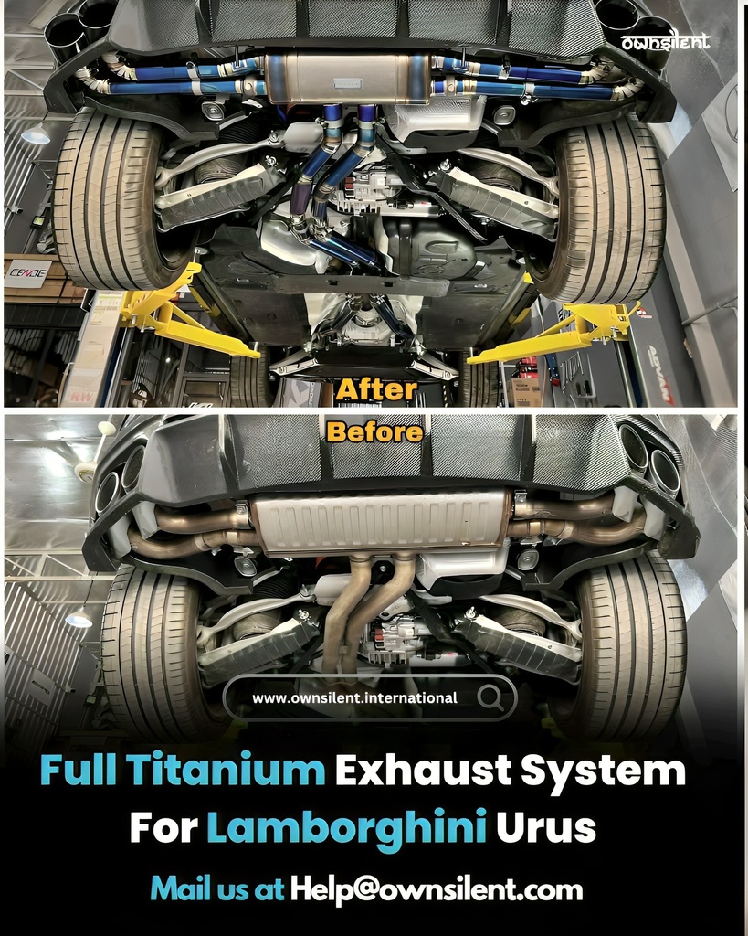 Lamborghini Urus: Full Titanium Exhaust System Upgrade

