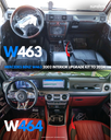 2002-2018 Mercedes-Benz G-Class Upgrade to 2024 Style W463 Complete Interior Conversion To W464 2024