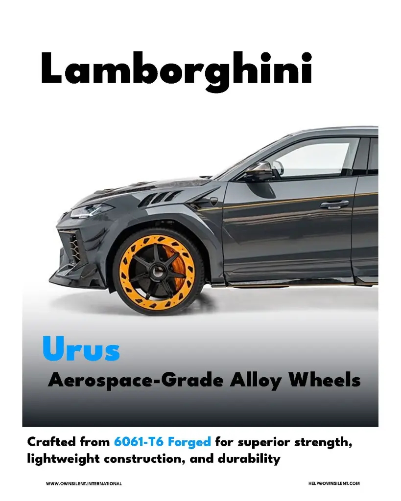 Dual-Tone Performance Aerospace-Grade Forged Wheels for Lamborghini Urus