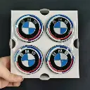 BMW 50th Anniversary Style Floating/Levelling Wheel Centre Caps 