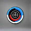 BMW 50th Anniversary Style Carbon Fibre Steering Wheel Emblem (45MM) 