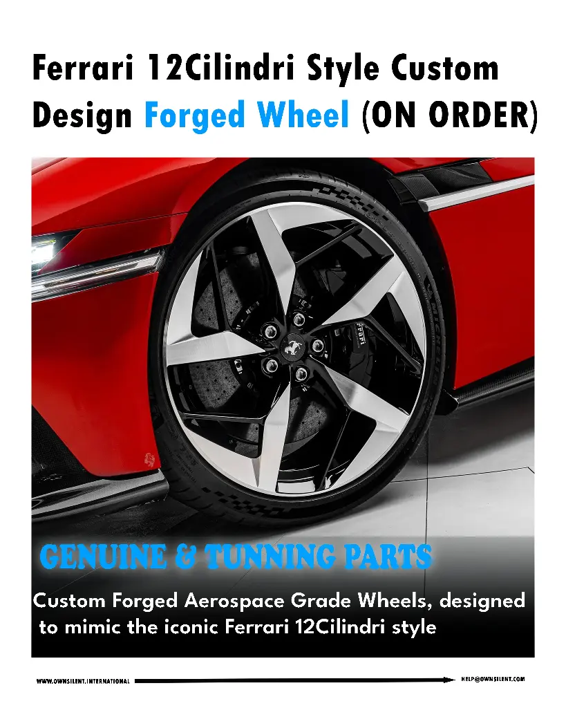 Ferrari 12Cilindri STYLE CUSTOM FORGED AEROSPACE GRADE WHEEL 