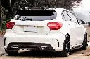 Mercedes Benz A-Class/A45 (W176) Revo Style Carbon Fibre Rear Diffuser 