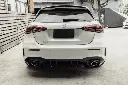 Mercedes Benz A-ClassA35 (W177) Edition 1 Style Gloss Black Rear Diffuser 