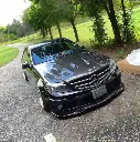 Mercedes Benz C-Class (W204/C204) Black Edition Style Carbon Fibre Hood/Bonnet Replacement 