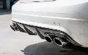 Mercedes Benz C63 (W204) OEM Style Carbon Fibre Rear Diffuser 