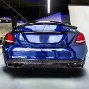 Mercedes Benz C63 AK Style Carbon Fibre Exhaust Tips (W205/C205/A205/S205) 