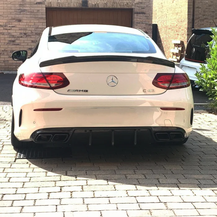 Mercedes Benz C43 (C205) Future Design Style Carbon Fibre Rear Spoiler 