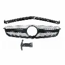Mercedes Benz C63 (C204/W204) OEM+ Gloss Black Front Grille 