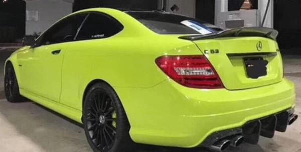 Mercedes Benz C-Class/C63 (C204) Coupe Renntech Style Carbon Fibre Rear Spoiler 