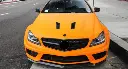 Mercedes Benz C-Class (W204) C63 Style Gloss Black Front Grille 