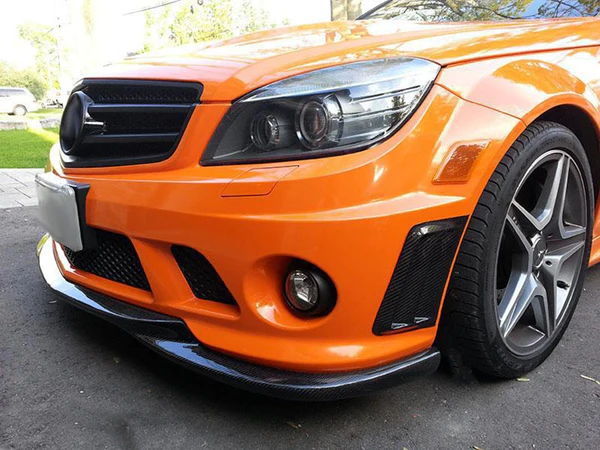 Mercedes Benz C63 (W204) PFL Carbon Fibre Front Bumper Canards 