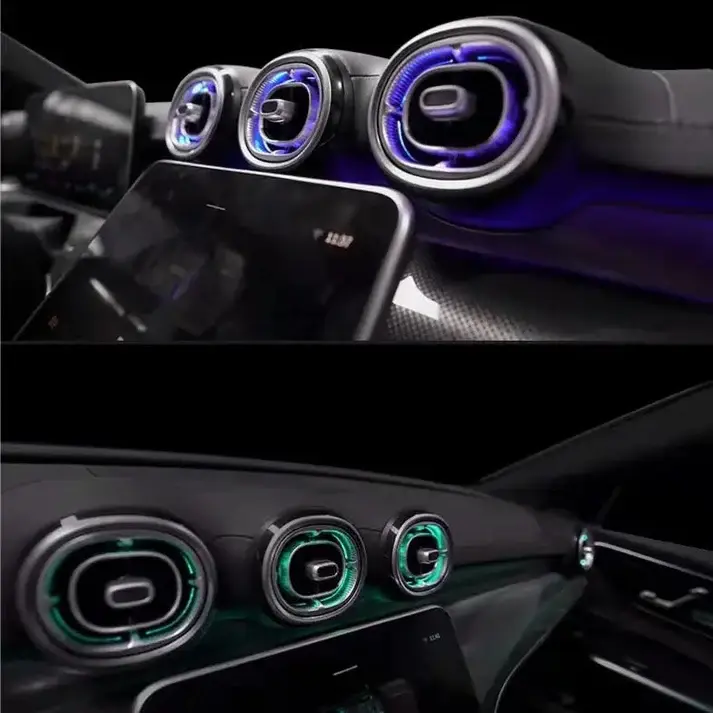 C-CLASS W206 Ambient Light Kit 64-Color LED Interior Atmosphere Lighting for Mercedes-Benz