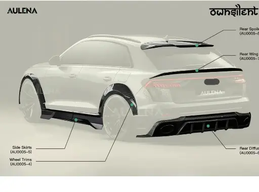 AUTHENTIC AULENA DRY CARBON WIDE BODY KIT for AUDI RSQ8 4M 2020+